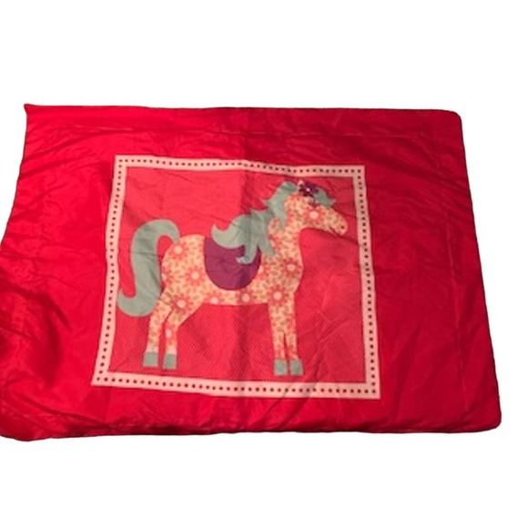 Mainstay Kids Horse Hot Pink Polka Dot Twin Sheet Set - Picture 1 of 10